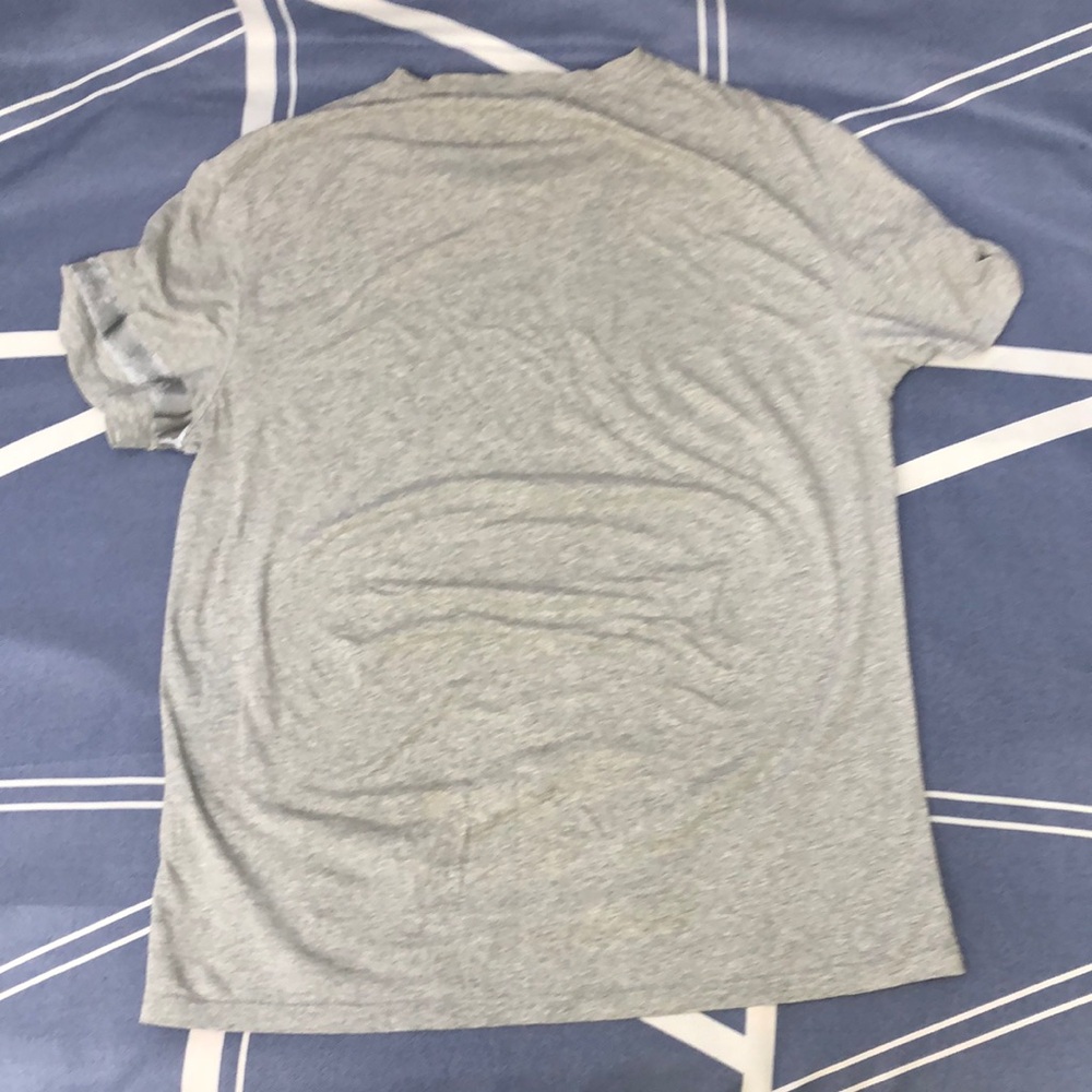 Heather Gray Short Sleeve Crew Neck Tee - Picture 5 of 5